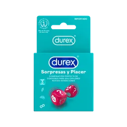 Durex Preservativo Sorpresa Y Placer X3