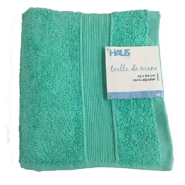 Haus Toalla Mano Turquesa