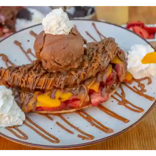 Waffle helado