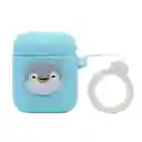 Miniso Estuche Para Airpods Mini Family Azul