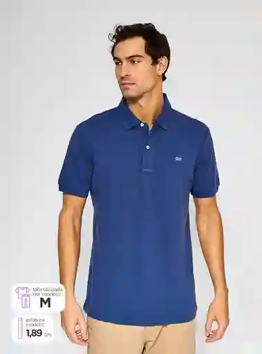 Regatta Polera Manga Corta Piq Denim Talla XL