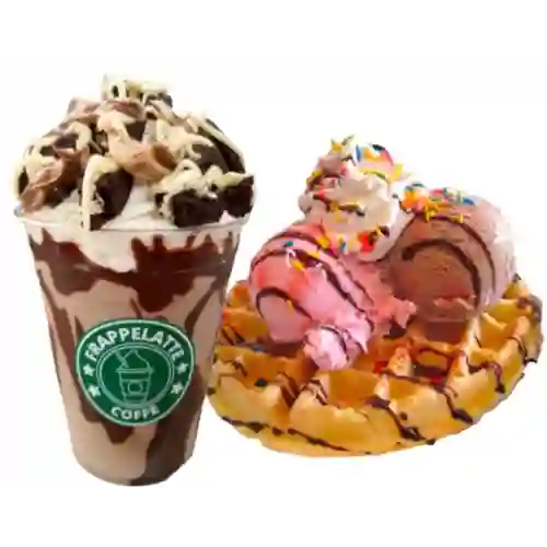 Combo Oreo Mix Waffle