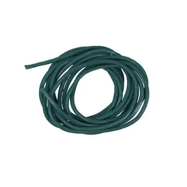 Cordon Cuero Teal Rico 1,5 Mm De Espesor, 1 Mt De Longitud..