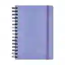 Libreta Forrada Con PU 120 Hojas Con Líneas Azul Casaideas