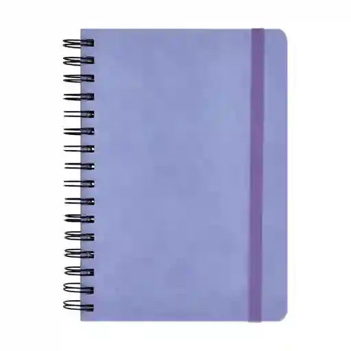 Libreta Forrada Con PU 120 Hojas Con Líneas Azul Casaideas