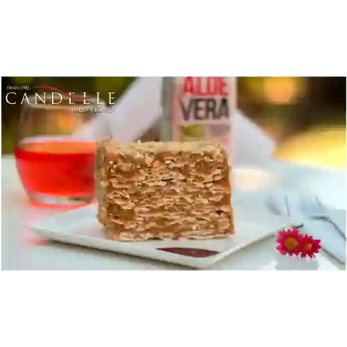Pastel Hojarasca Manjar Nuez