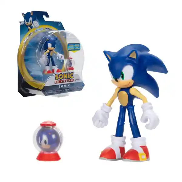 Sonic Figura Con Accesorio Modern Sonic Cara Sonic 10 cm