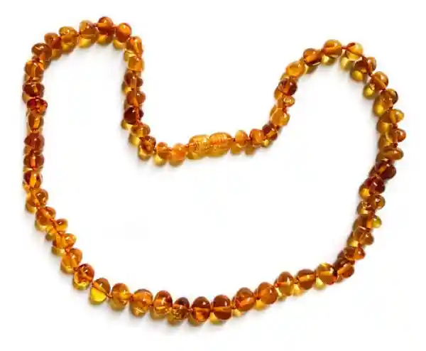 Kosleeping Collar de Ámbar Infantil Cognac Pulido 32 y 34 cm
