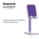 Soporte Para Celular Para Escritorio Ajustable Morado Miniso