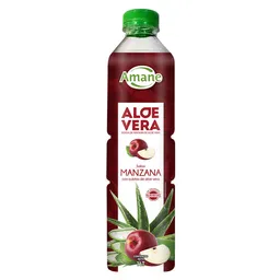 Amane Bebida de Aloe Vera Sabor a Manzana
