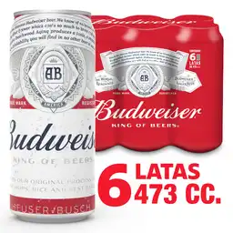 Budweiser Cerveza Rubia en Lata