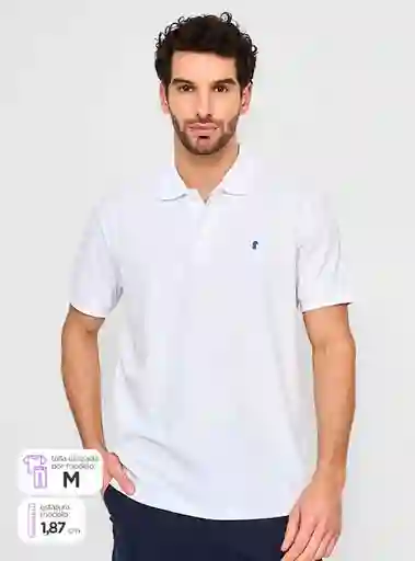 Kenneth Stevens Polerón Polo Manga Corta sb Blanco Talla M SS24