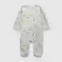 Pijama Osito Perros de Bebé Niño Gris Melange Talla 0 Colloky