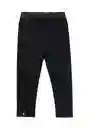 Leggins Kids Lurex Liberty 299 Niña Negro Talla 4 Años Ficcus