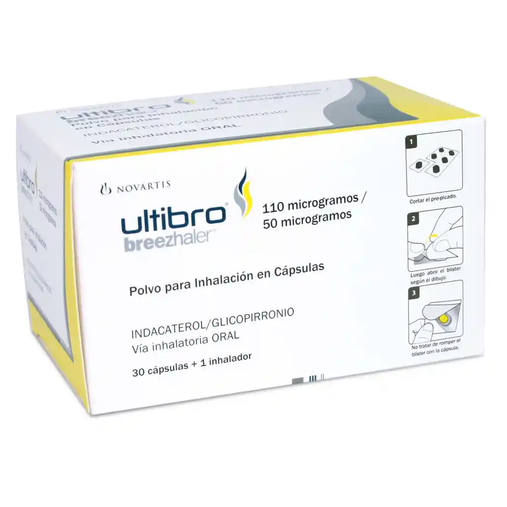 Ultibro Antiasmaticos Cap.110/50Mcg30