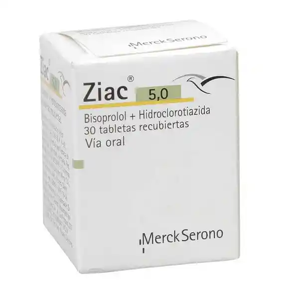 Ziac Comprimidos Recubiertos (5 mg)