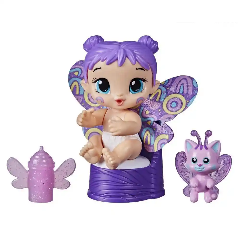 Baby Alive Muñeca Minis Glo Pixies Berry Bug