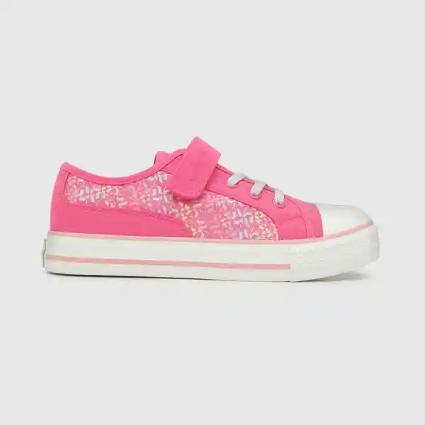 Zapatillas Urbana Estampada de Niña Fucsia Talla 34 Colloky