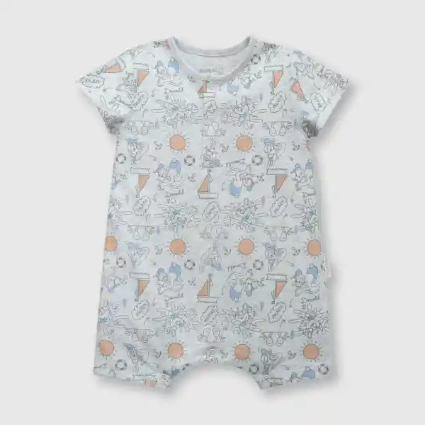 Osito Mickey de Bebé Niño Gris Melange Talla 0/3M Colloky