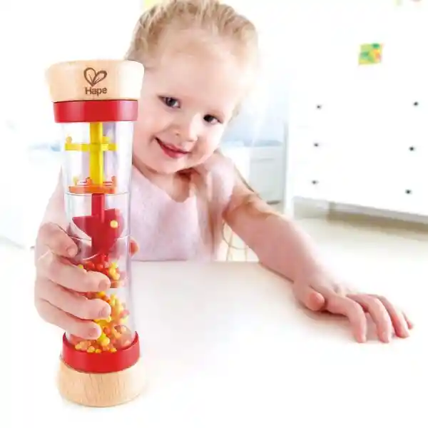 Hape Juguete Beaded Raindrops - Red - E0327