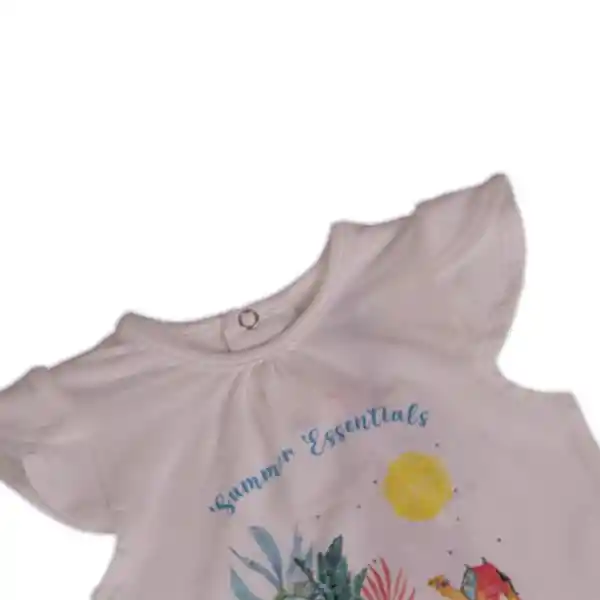 Polera Bebé Niña Blanco Talla 12 M Pvy645-23Bco Pillín