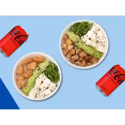 2 Gohan a elección + 2 bebidas