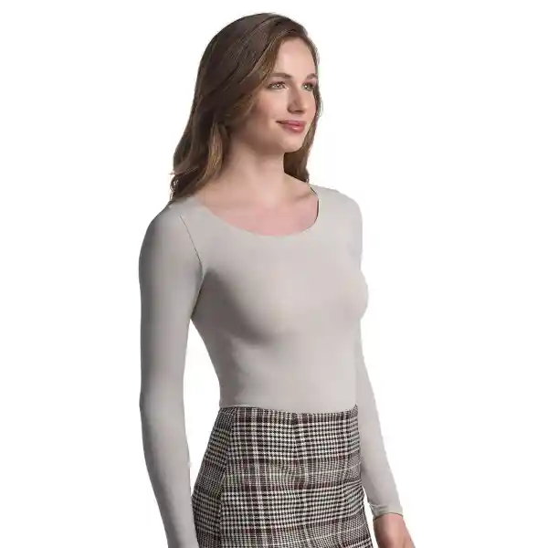 Camiseta Viscosa Nude Talla S/M Caffarena