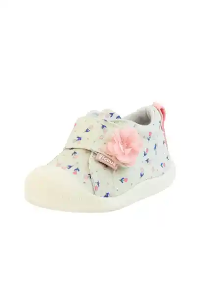 Zapatillas Velcro Preandante Niña Crudo Talla 18 831