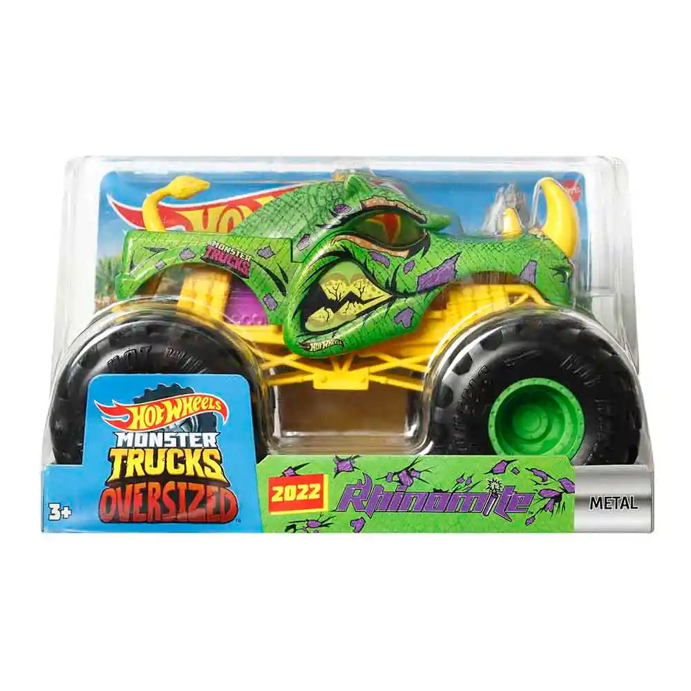 Vehículo Hot Wheels Monster Trucks Rhiomite