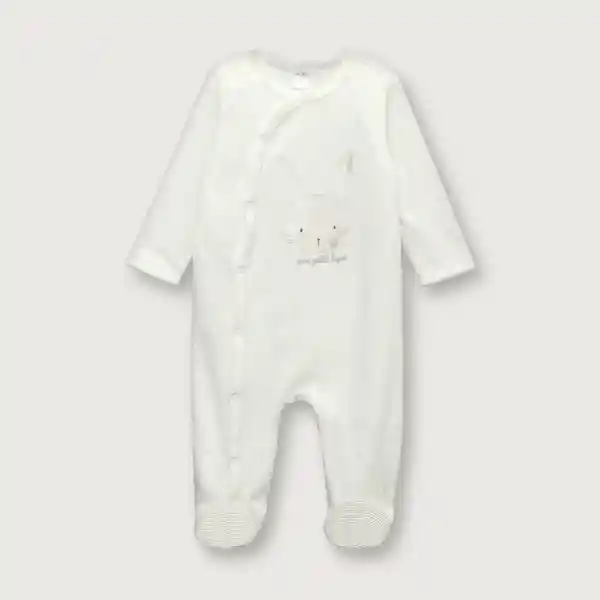 Osito de Bebé Conejito Blanco Talla 3M Opaline