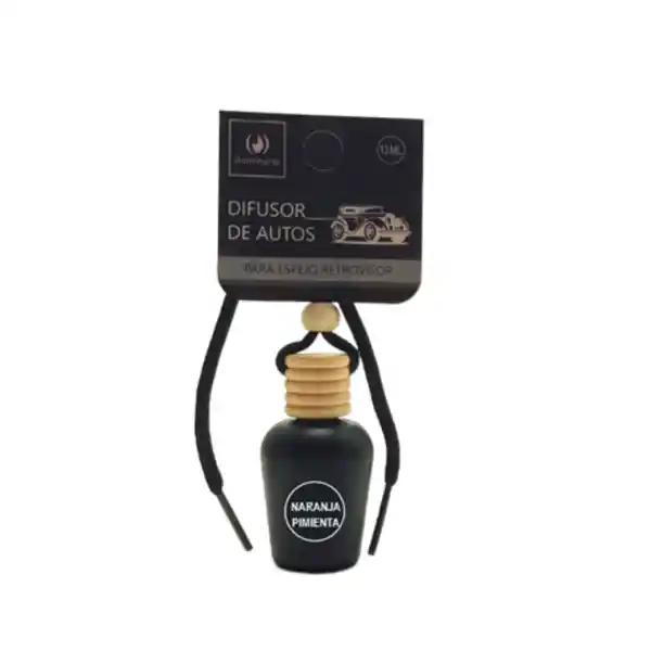 Difusor Para Auto Naranja Pimienta Black 12 mL Aromanza