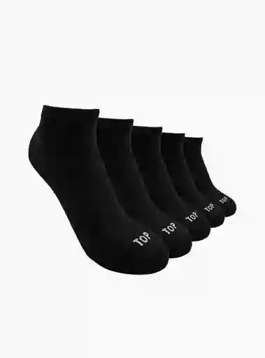 Top Pack Calcetines Hombre Negro 600AP5C6