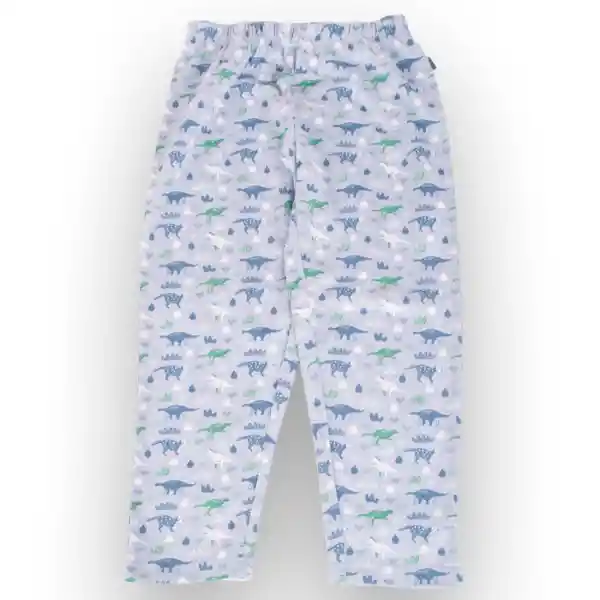 Set Pijama Niño Gris Claro Talla 6 A Pillín