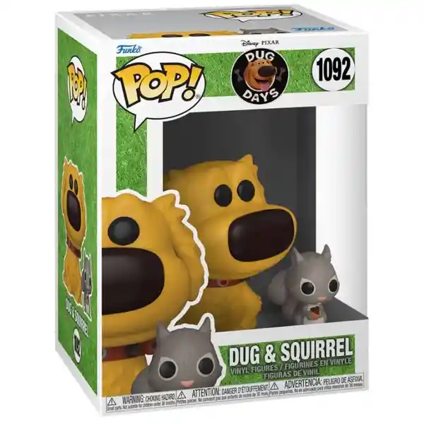 Funko Pop Figura de Colección & Buddy: Dug Days Dug W