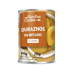 Nuestra Cocina Duraznos en Mitades