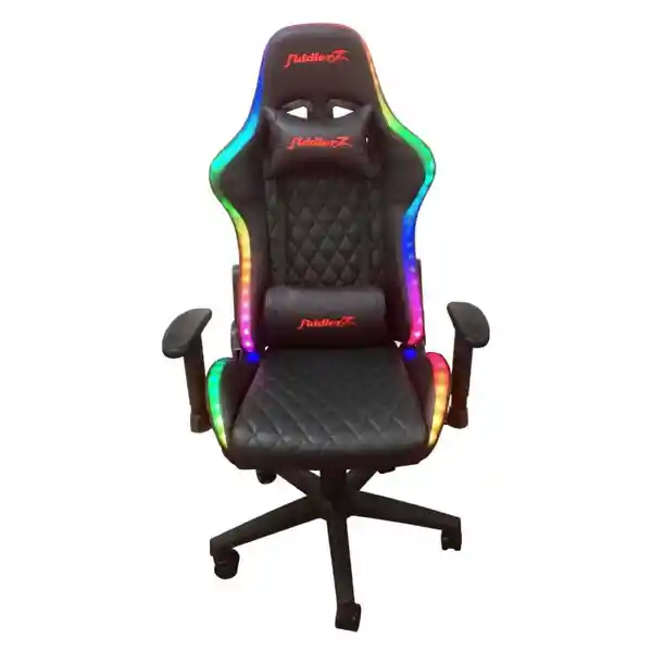 Fiddler Z Silla Gamer Ergonómica Led Multicolor Negro