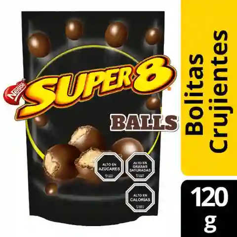 3 x Chocolate Super 8 Balls Nestle 120 Gr