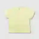 Polera Arcoíris Sun de Bebé Niña Amarillo Talla 3/6M Colloky