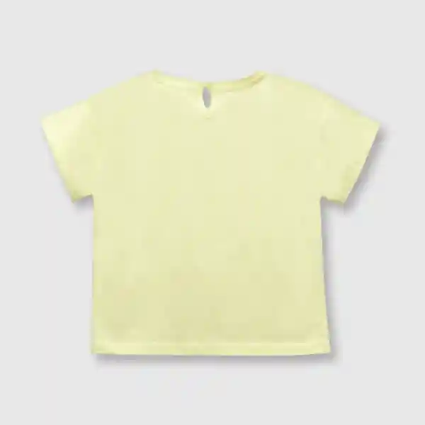 Polera Arcoíris Sun de Bebé Niña Amarillo Talla 3/6M Colloky