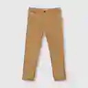 Pantalón de Niño Clásico de Twill Camel Talla 2A Colloky