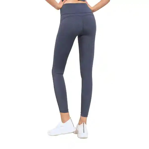 Calzas Básica Tiro Alto Azul Talla M Samia