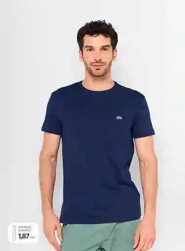 Lacoste Polera Azul Marino TH3202 M