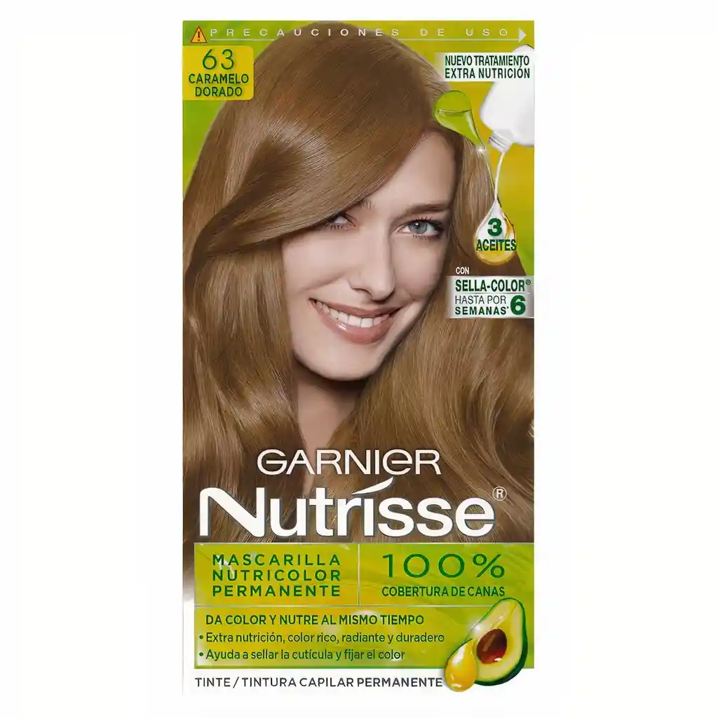 Garnier-Nutrisse Tintura Permanente 63 Caramelo