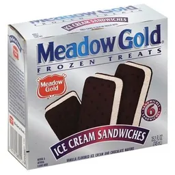 Meadow Gold Helado Ice Cream Sandwich Vainilla 