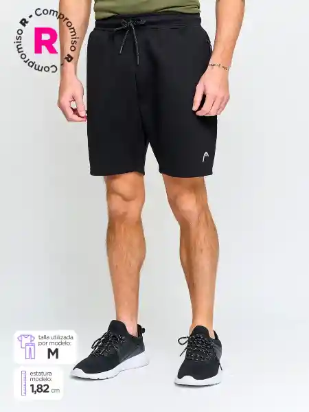 Head Short Emesa Hombre Negro L SS25