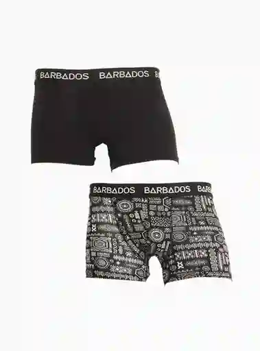 Barbados Pack Bóxer Nairobi Bb2 Negro Talla L Ss24