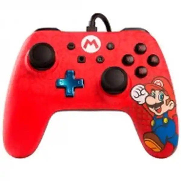 Nintendo Control Switch Wired Mario Powera Red