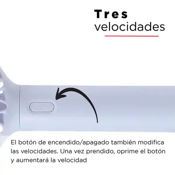 Ventilador Perfumado 1200mah Ms L2723 Azul Miniso