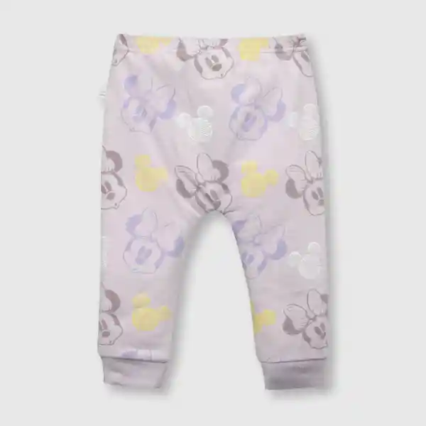 Pantalón de Bebé Niña Minnie Lila Talla 6/9M Colloky