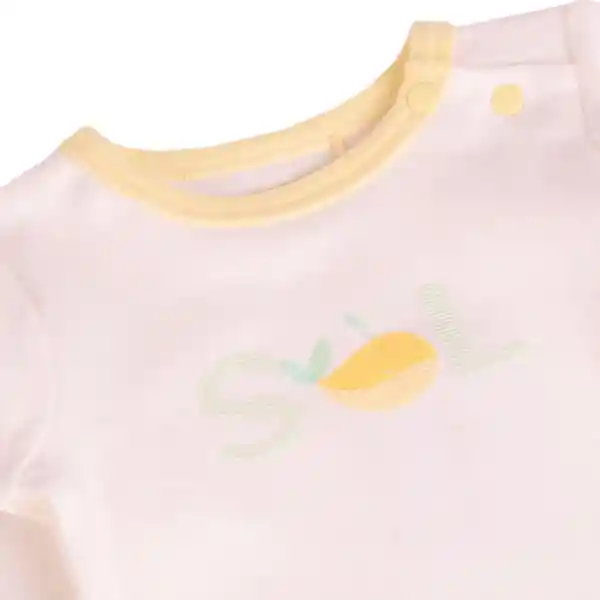 Set Osito Bebé Unisex Amarillo Talla 1 M Pillín